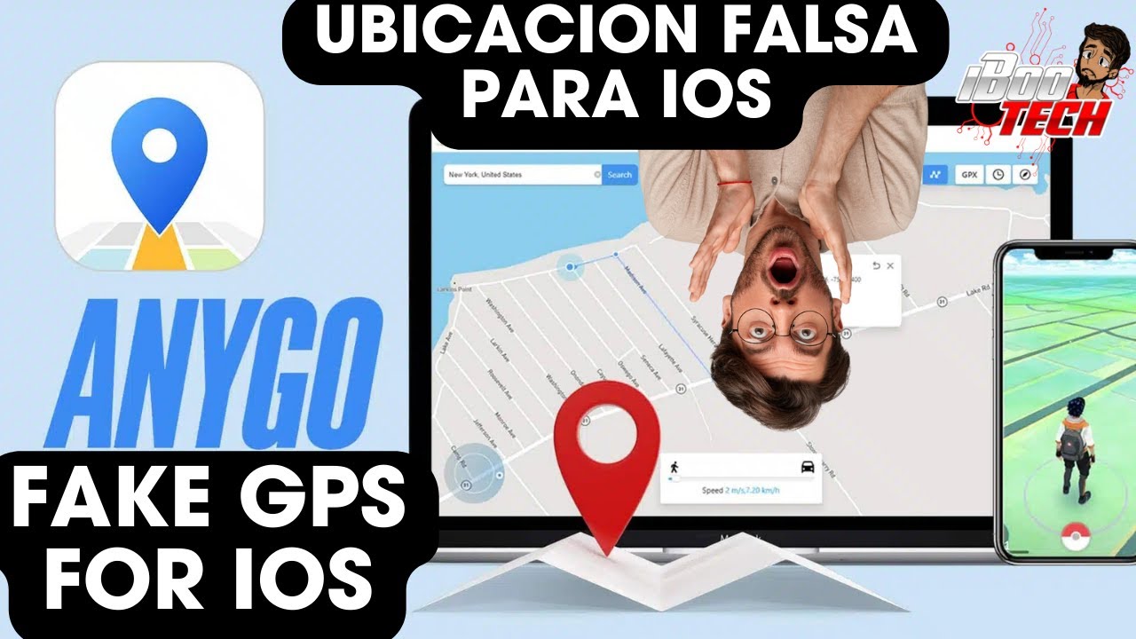 AnyGo Fake GPS - Ubicaci&oacute;n Falsa Como Configurar y Usar en iOS 17 & Android 2024