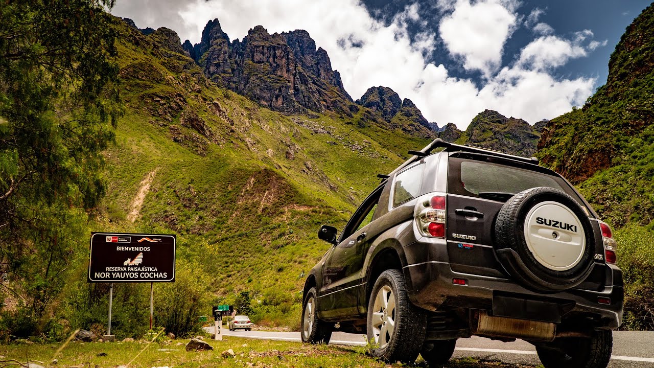 HUANCAYA en AUTO ⛰️🚗⛰️HERMOSO, pero...