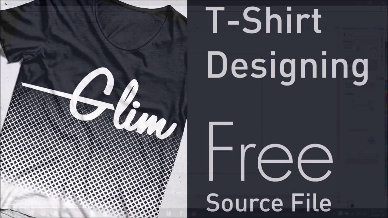 How to create T-Shirt Designs (Demonstration) in Corel Draw X6