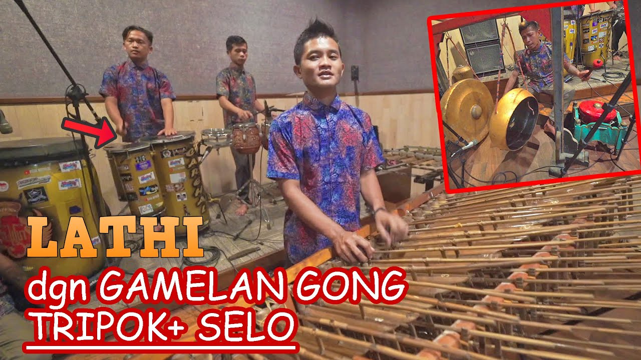 LATHI Angklung Versi Perkusi Tripok+ Bass Selo+ Gamelan JOSS (Angklung New Carehal Malioboro)