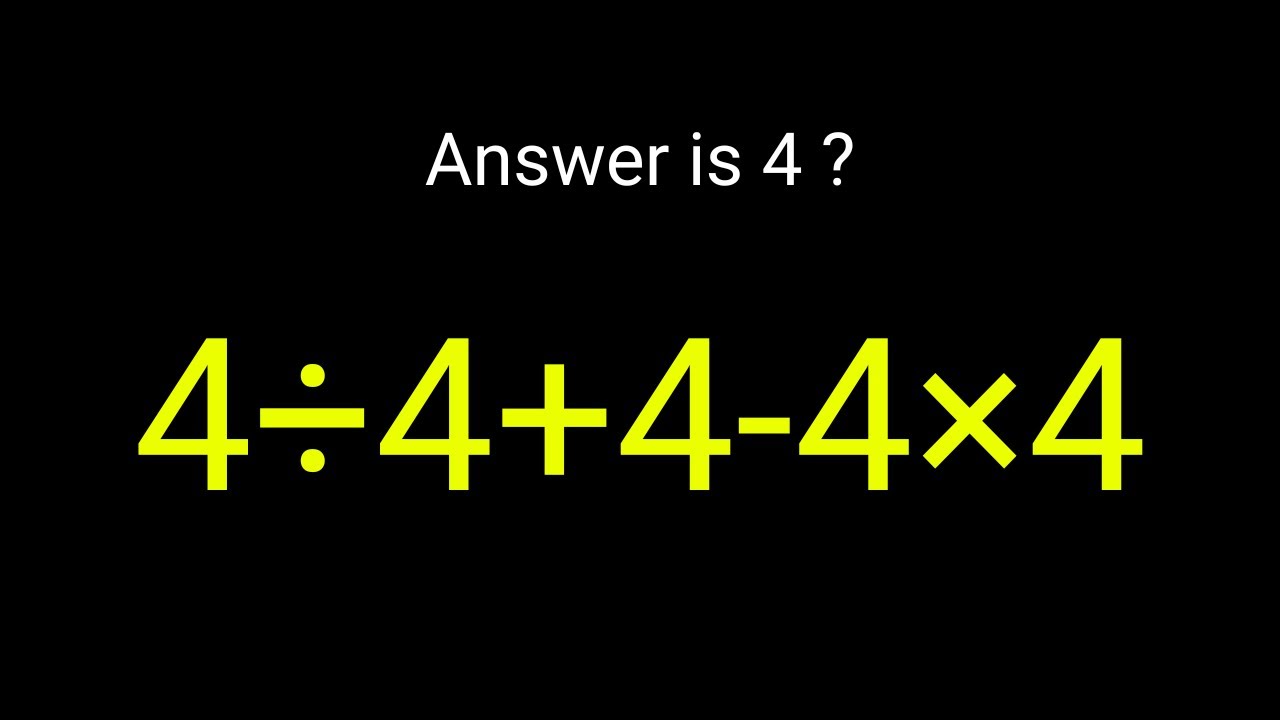 99% Fail This Simple Math Problem