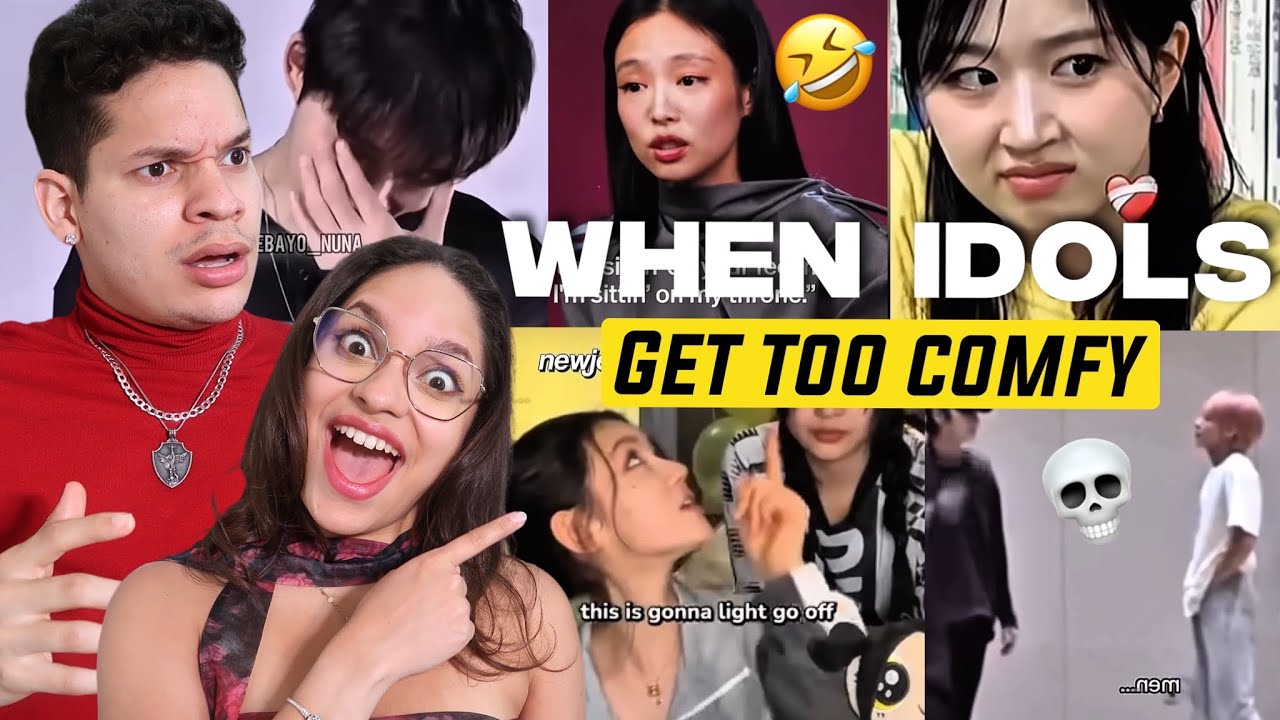 Waleska & Efra react to Funny Kpop Moments ' When Idols get too comfortable...'