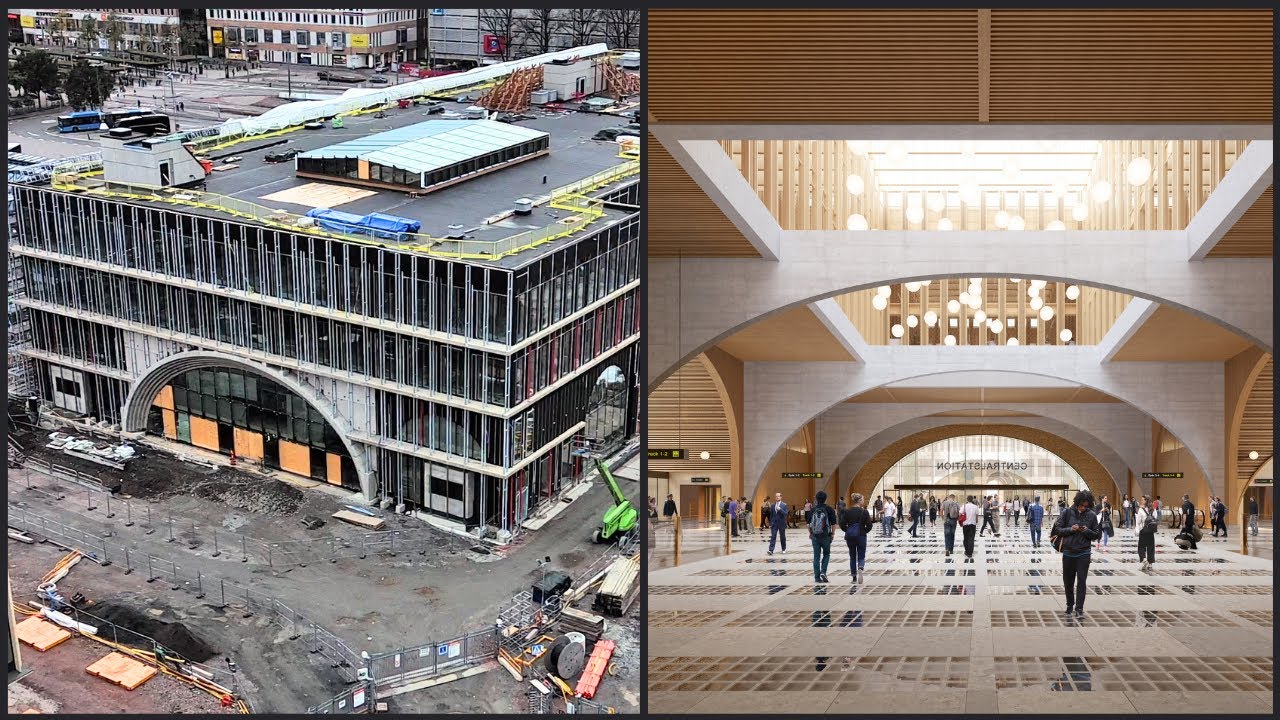 Here is the new Central Station in Gothenburg