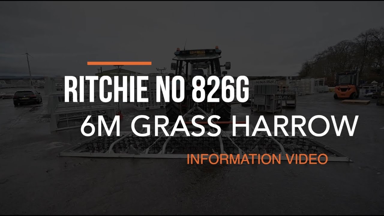 Grassland Harrow 6 m Hydraulic Folding - Ritchie Agricultural