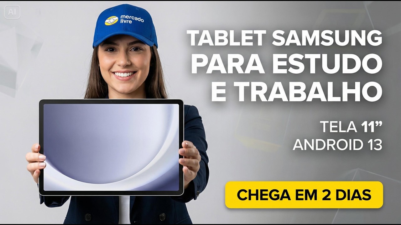 Tablet Samsung Galaxy Tab A9 Plus Wi-Fi 64GB 4GB RAM tablet Android para estudo trabalho