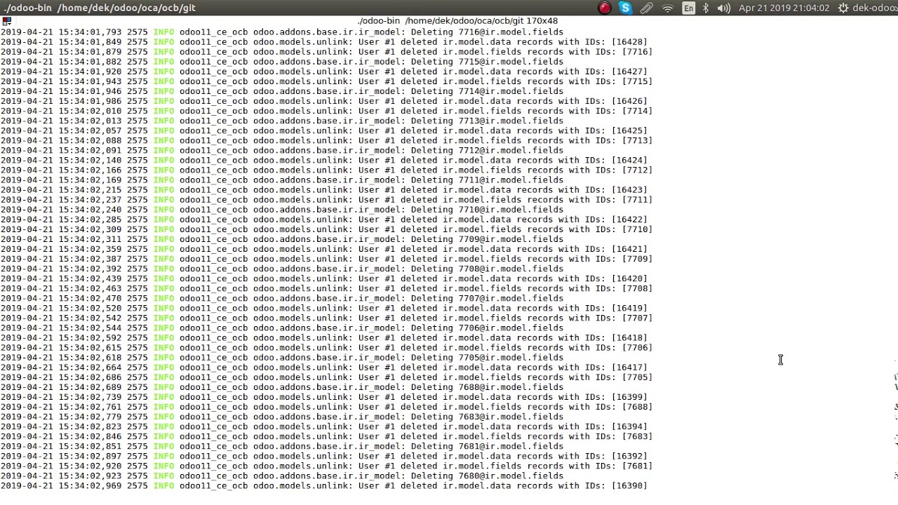 OCB CLI - Uninstall Module from Command Line