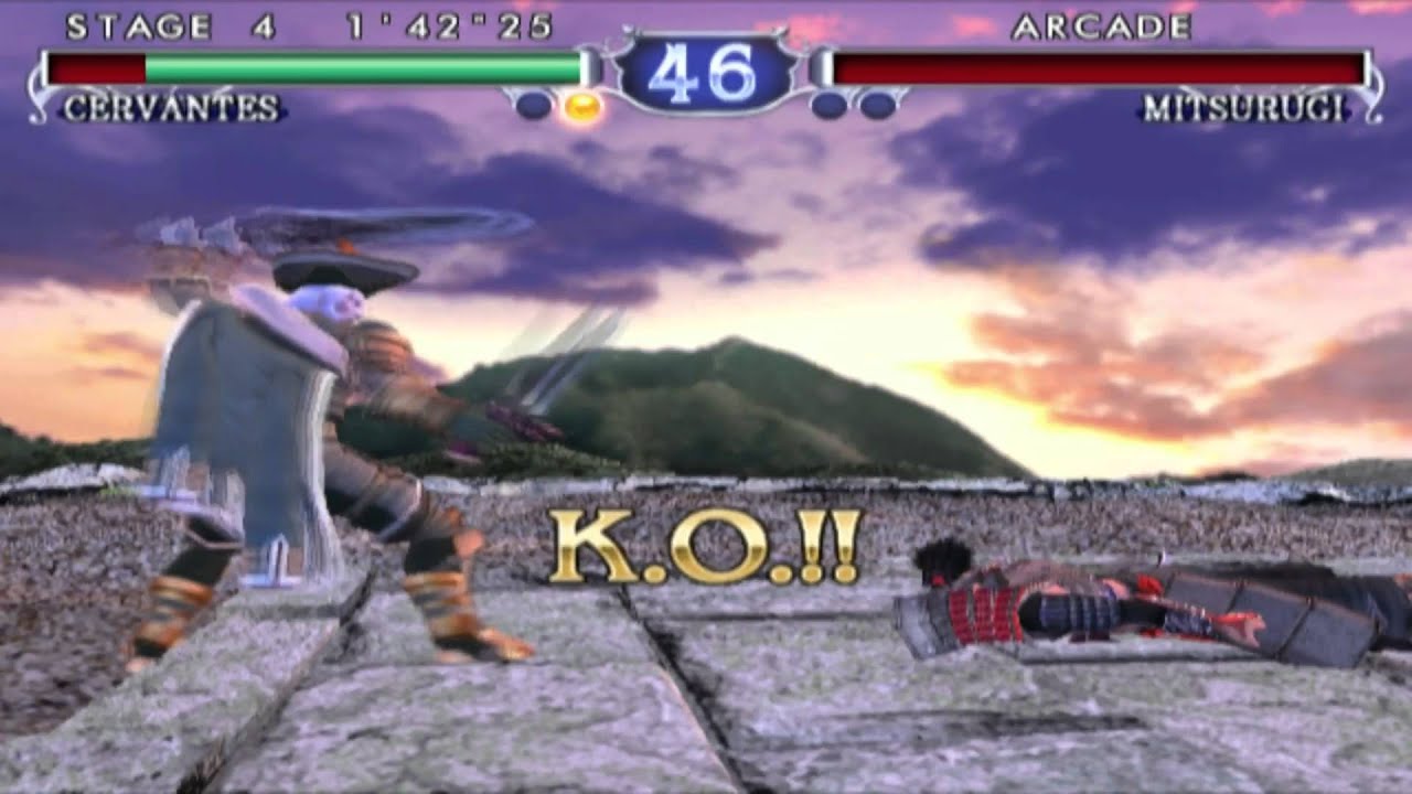 Прохождение Soul Calibur 2 (PS2) — Сервантес