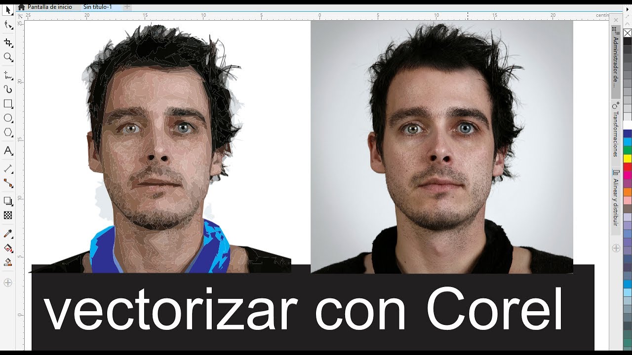 Vectorizar foto con Corel Draw