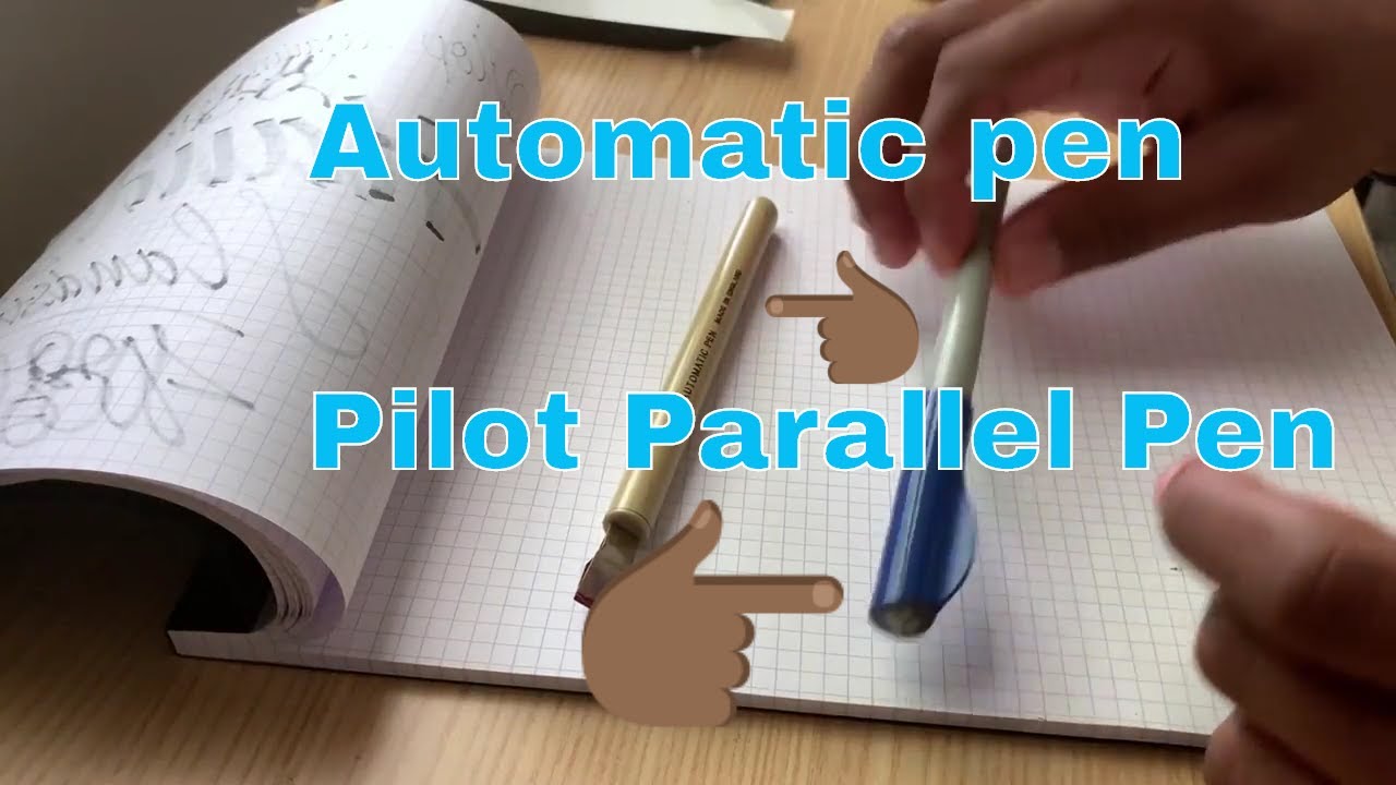 The difference Between an Automatic pen and a Pilot Parallel Pen