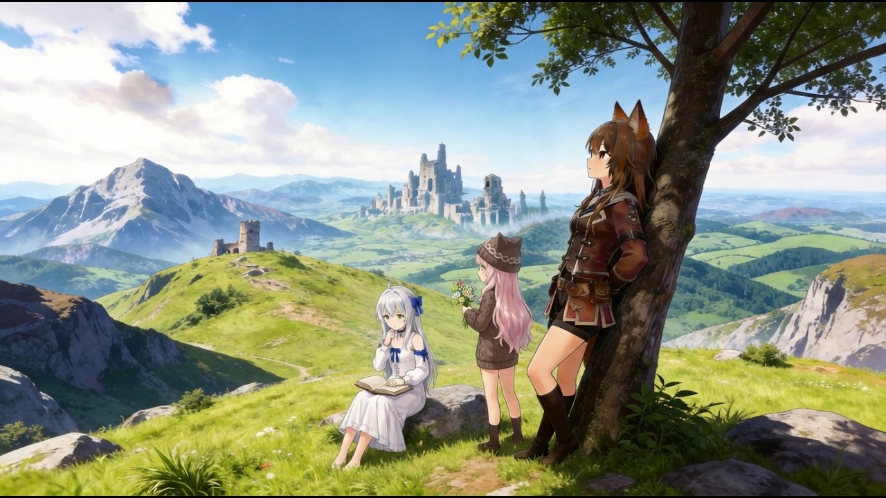 Fantasy Celtic Music｜暖陽下的古堡遠眺：奇幻世界的靜謐時光Distant Castle in the Sun:Peaceful Moments in a Fantasy World