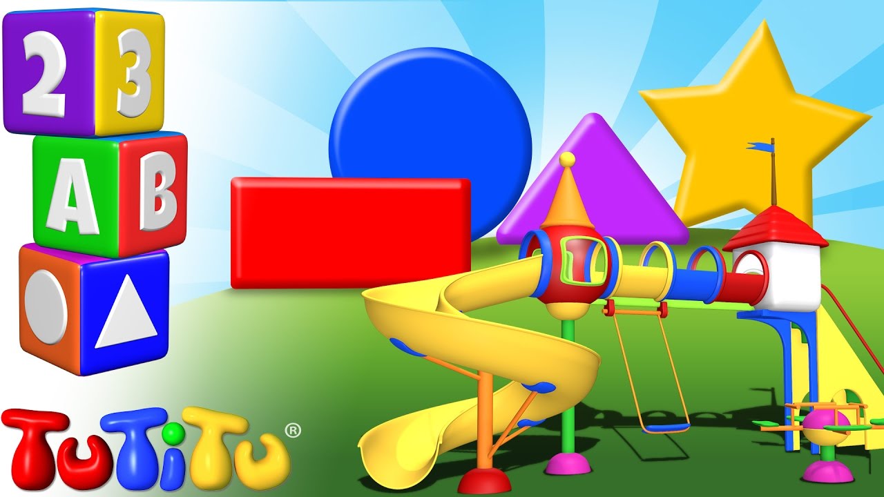 🟢🟦Fun Toddler Shapes Learning with TuTiTu Playground toy 🔶🟨TuTiTu Preschool and songs🎵