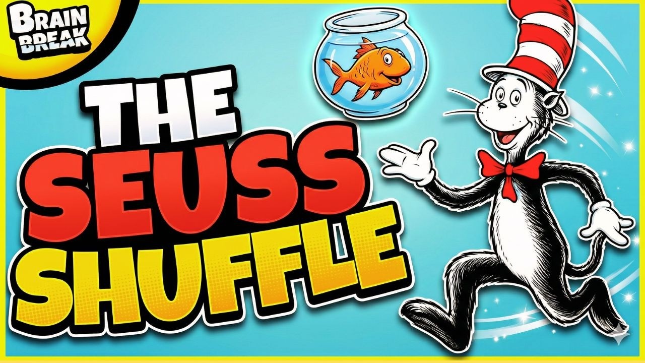 🔴 Dr Seuss Brain Break 🔴 Brain Breaks for Kids 🔴 Cat in the Hat