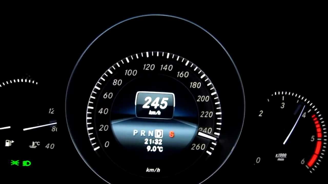Mercedes-Benz C 350 CDI Acceleration 0 - 255 km/h