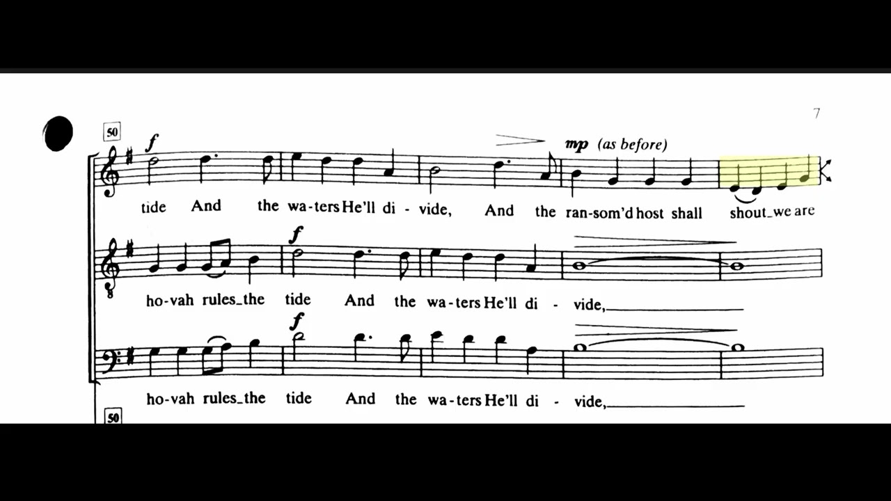 Saints Bound for Heaven - Alice Parker- Alto Emphasized