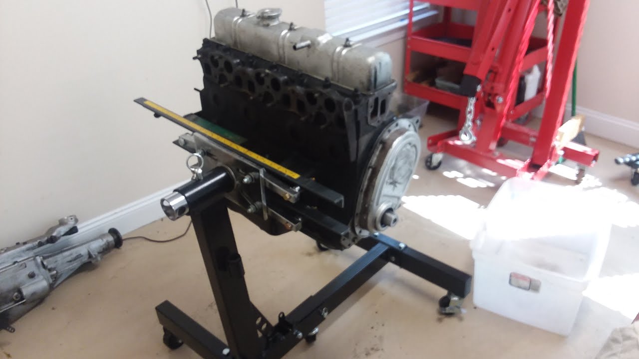 Better Way to Side Mount a TR6 Engine on a Stand
