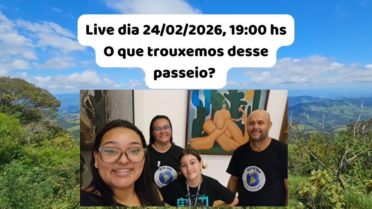 Rota 408 - Cidades do Brasil  está ao vivo!