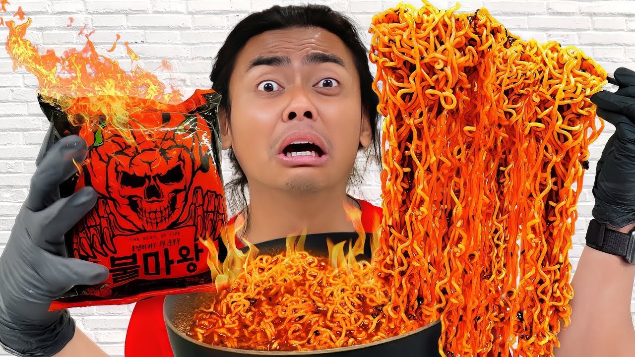 CAN GUAVA EAT THE WORLD'S SPICIEST NOODLES???