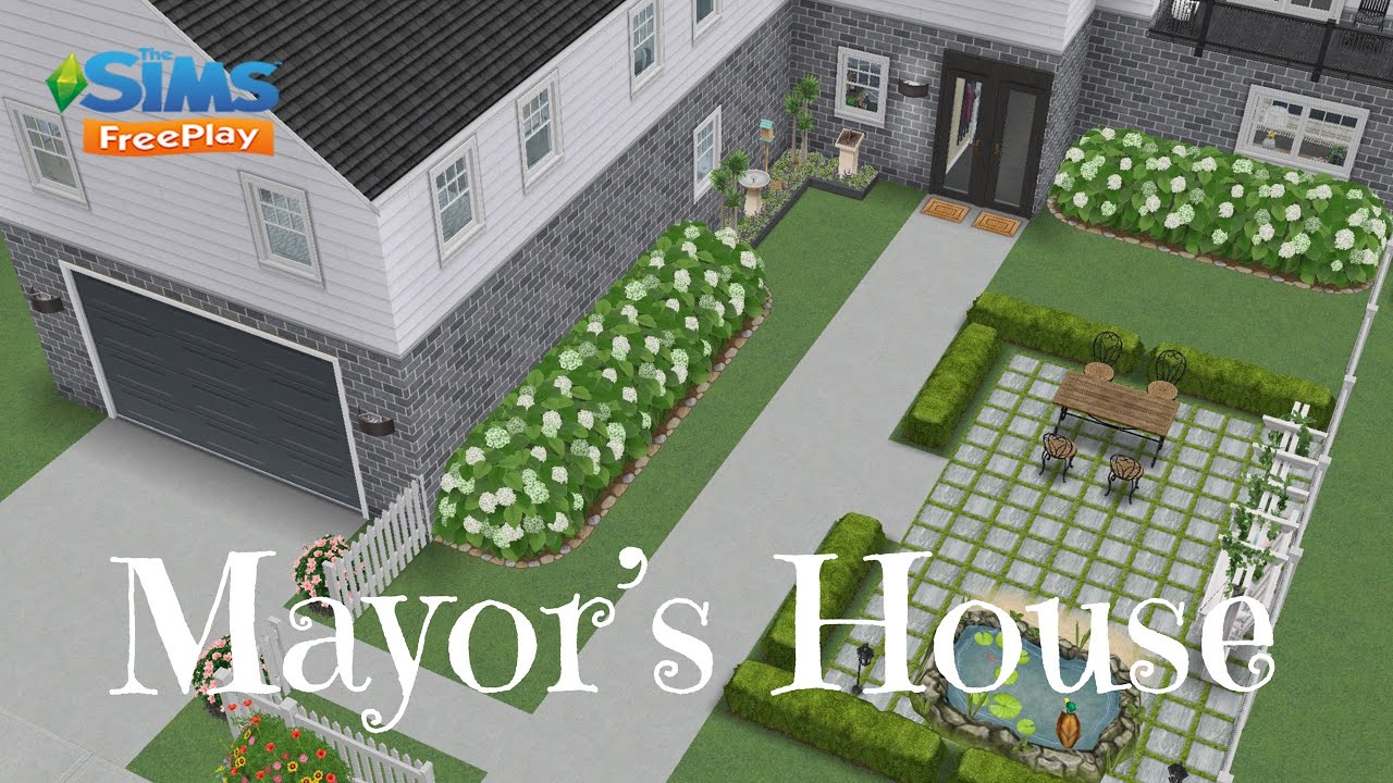MAYOR’S HOUSE - Sims FreePlay Home Tour 🏠💼🗝