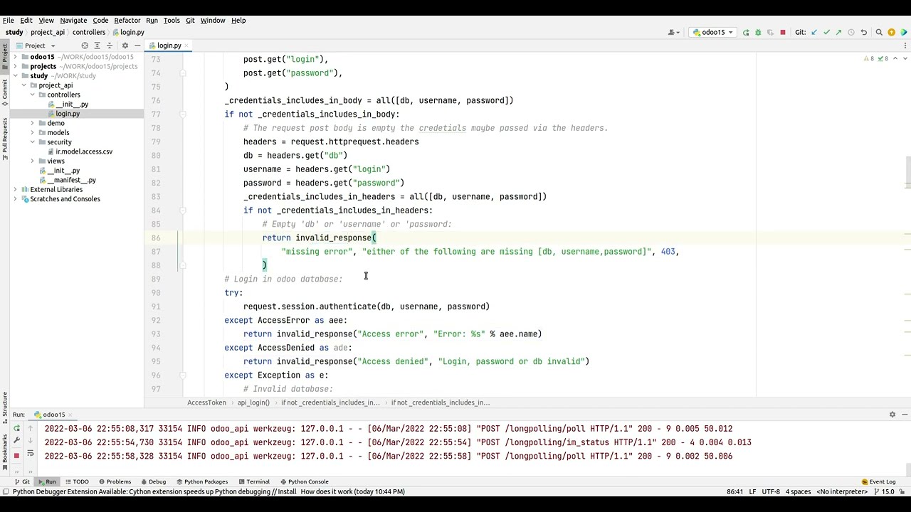 Odoo API-1: how to create api with odoo introduction and access token