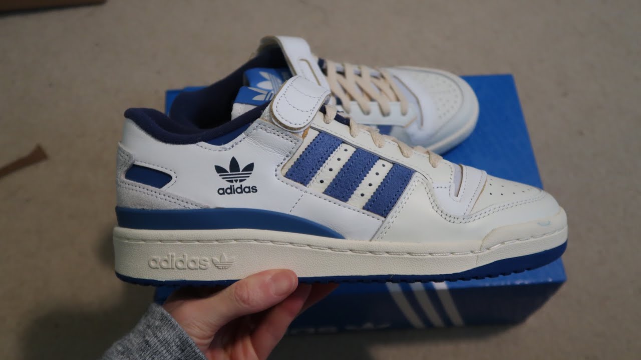 ADIDAS FORUM 84 LOW OG &ldquo;BRIGHT BLUE&rdquo; SNEAKER UNBOXING