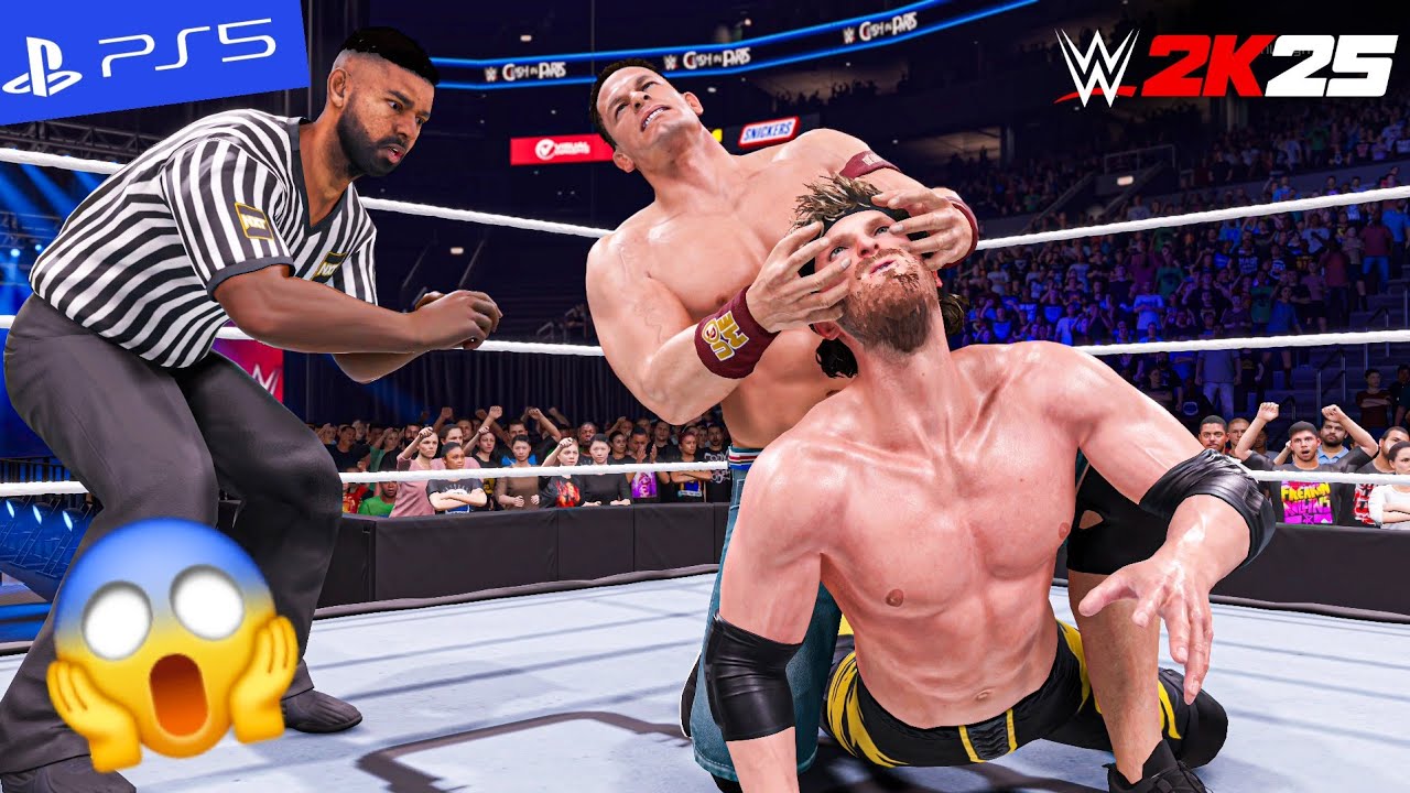 WWE 2K25 - John Cena vs. Logan Paul - Clash in Paris Match | PS5