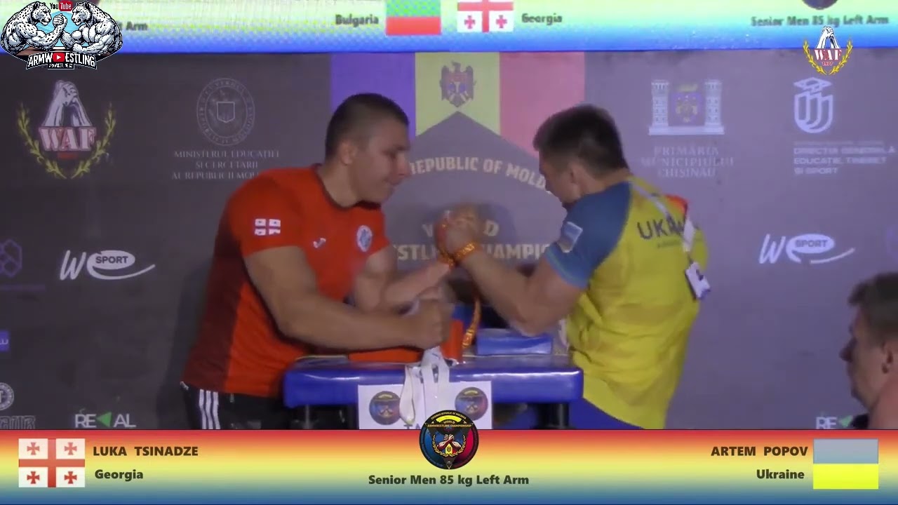 SENIOR MEN 85kg LEFT HAND - World Armwrestling Championship 2024
