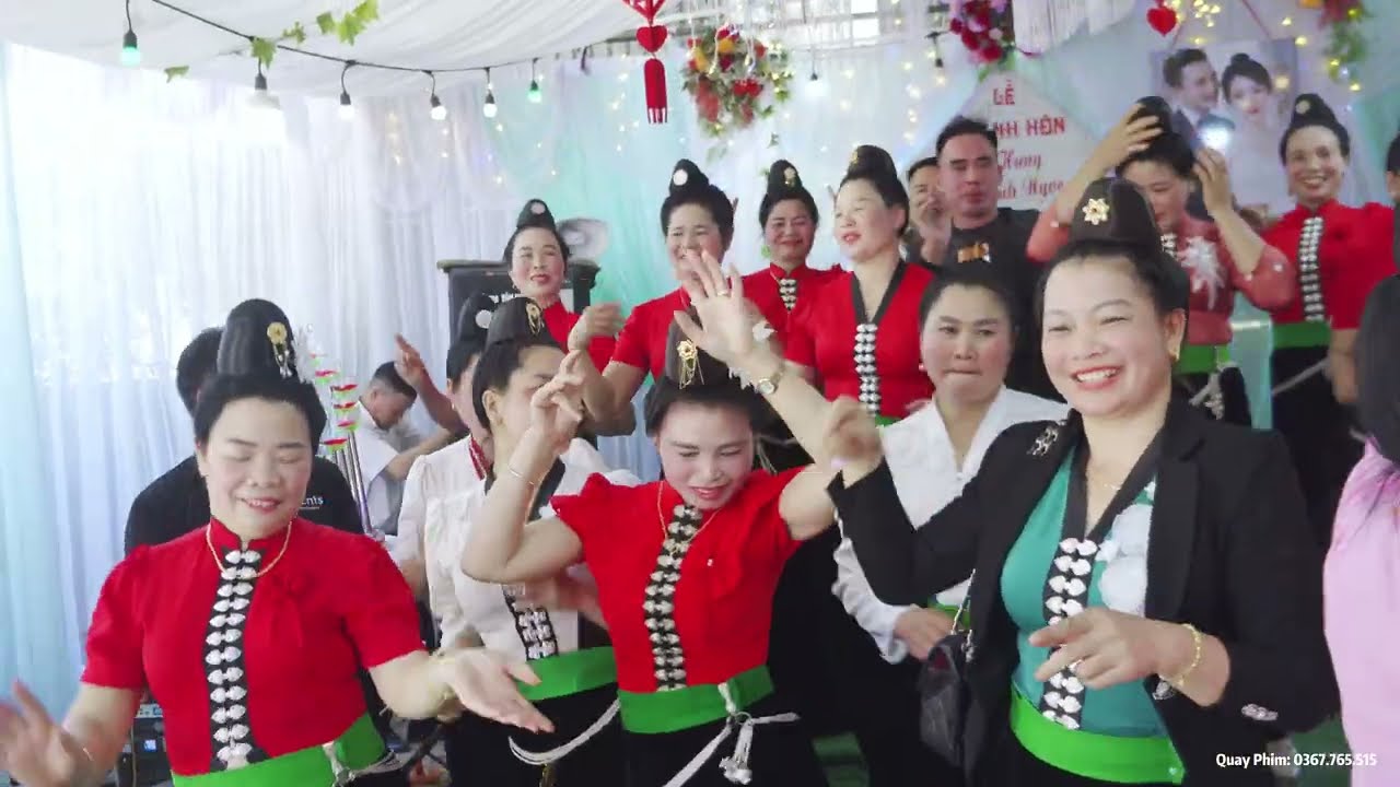 Nhạc sàn thái nhảy mừng đám cưới Thái Hưng & Ninh Ngọc, Hồng Líu, Nam Thanh, Điện Biên
