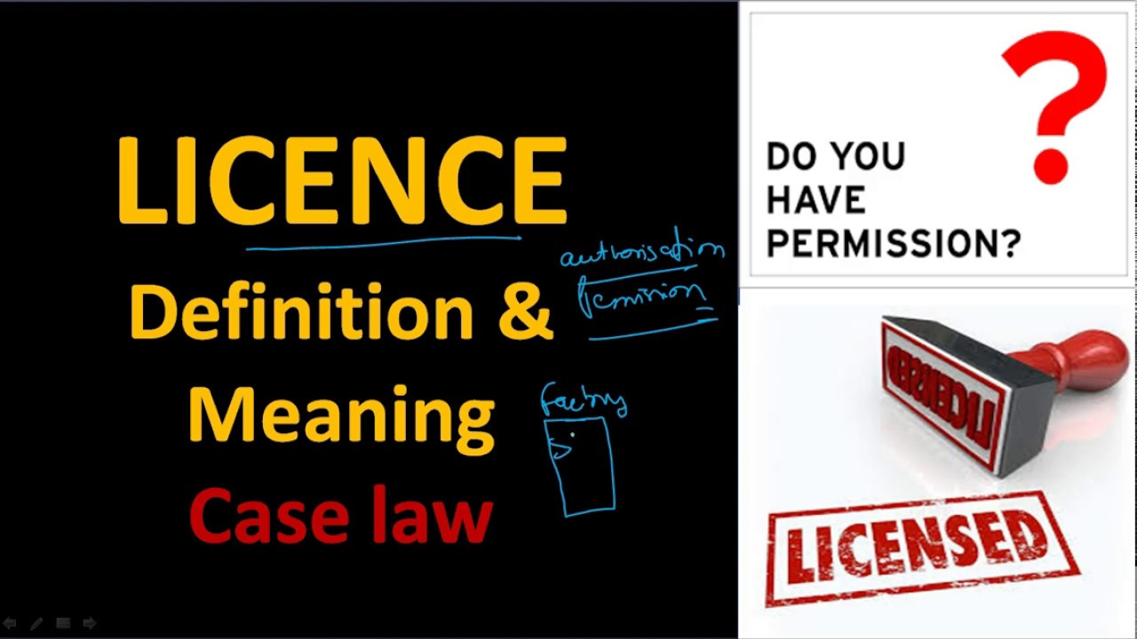 Licence meaning section 52 The Indian Easement Act 1882