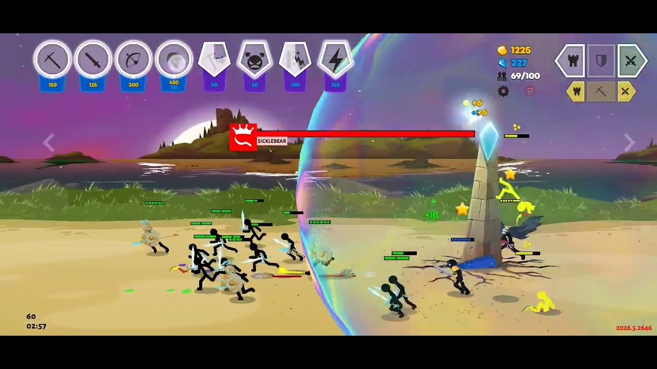 火柴人戰爭 傳奇 Stick War Saga 瘋狂攻略 第一章 1-5 牧師和劍士將軍，可以兩個都選嗎?