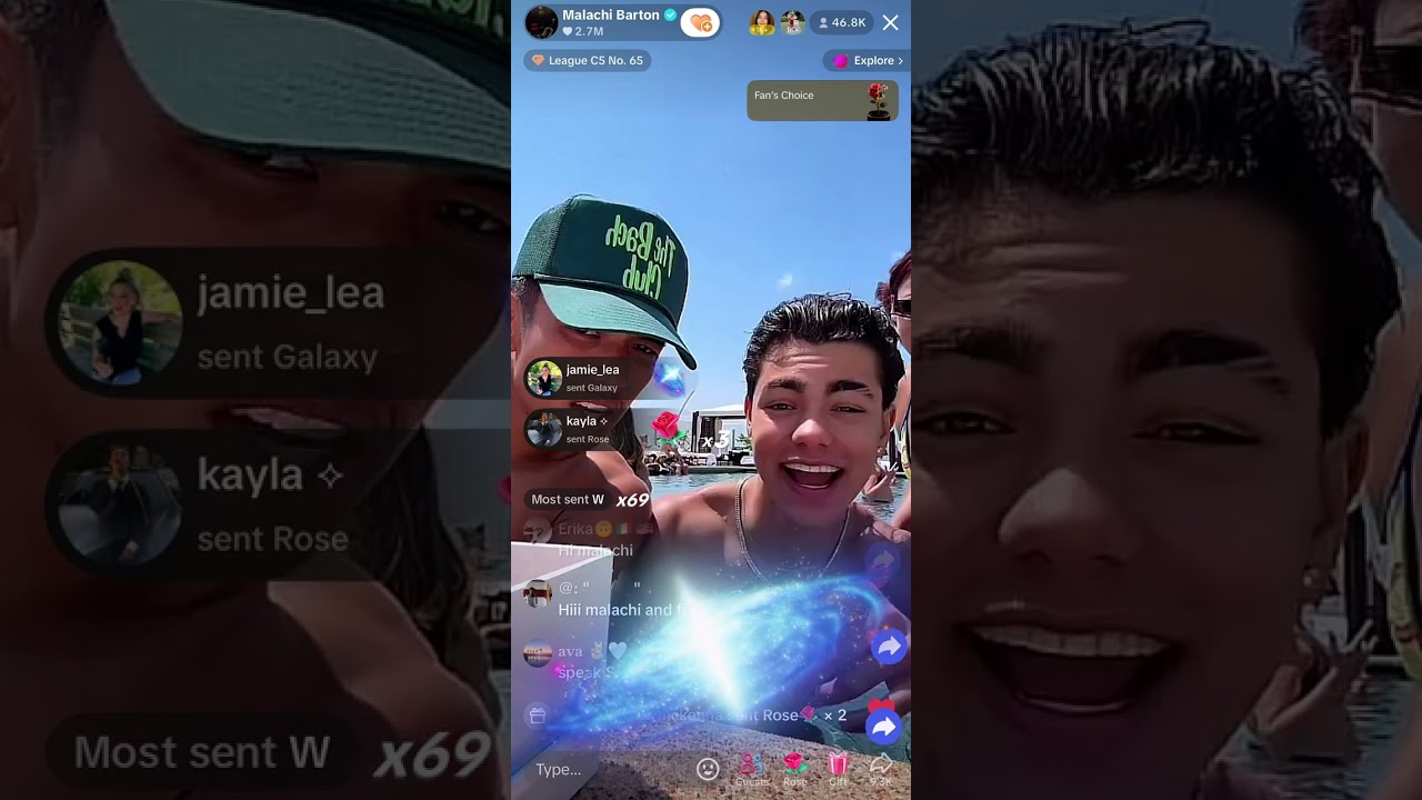 Malachi Barton Tiktok Live ft(Mk and more)