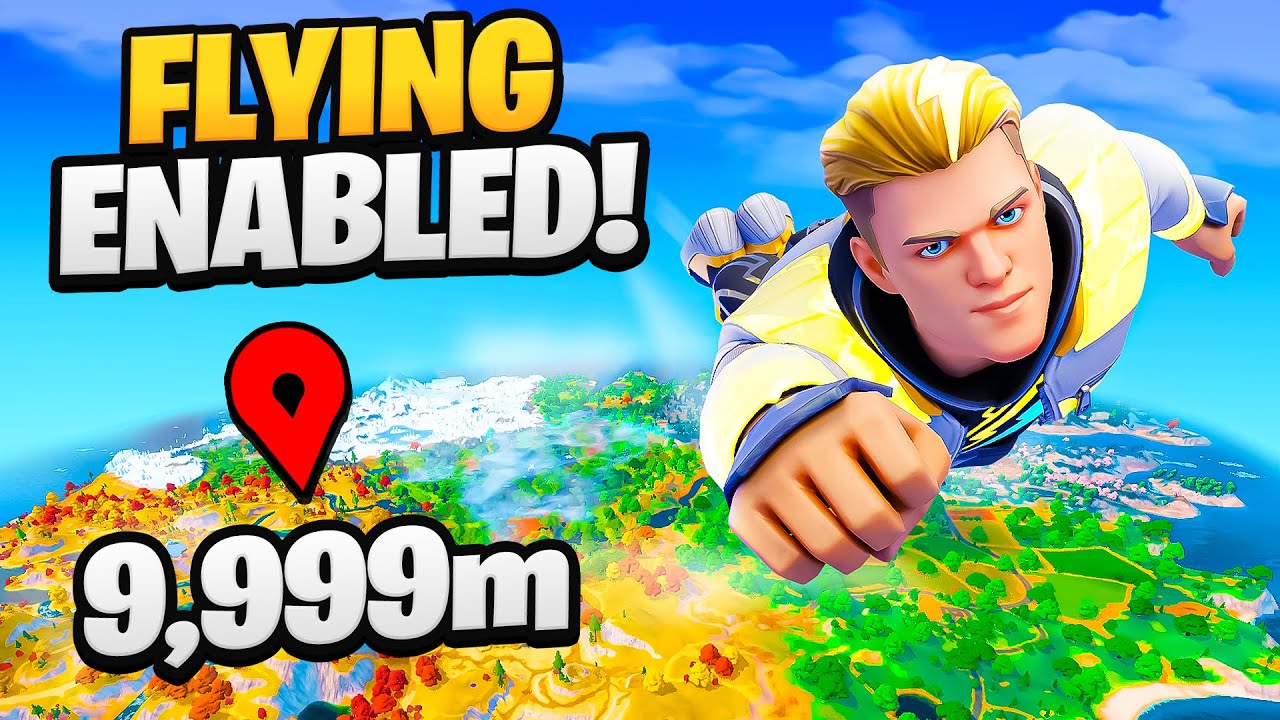 Fortnite, но полет включен