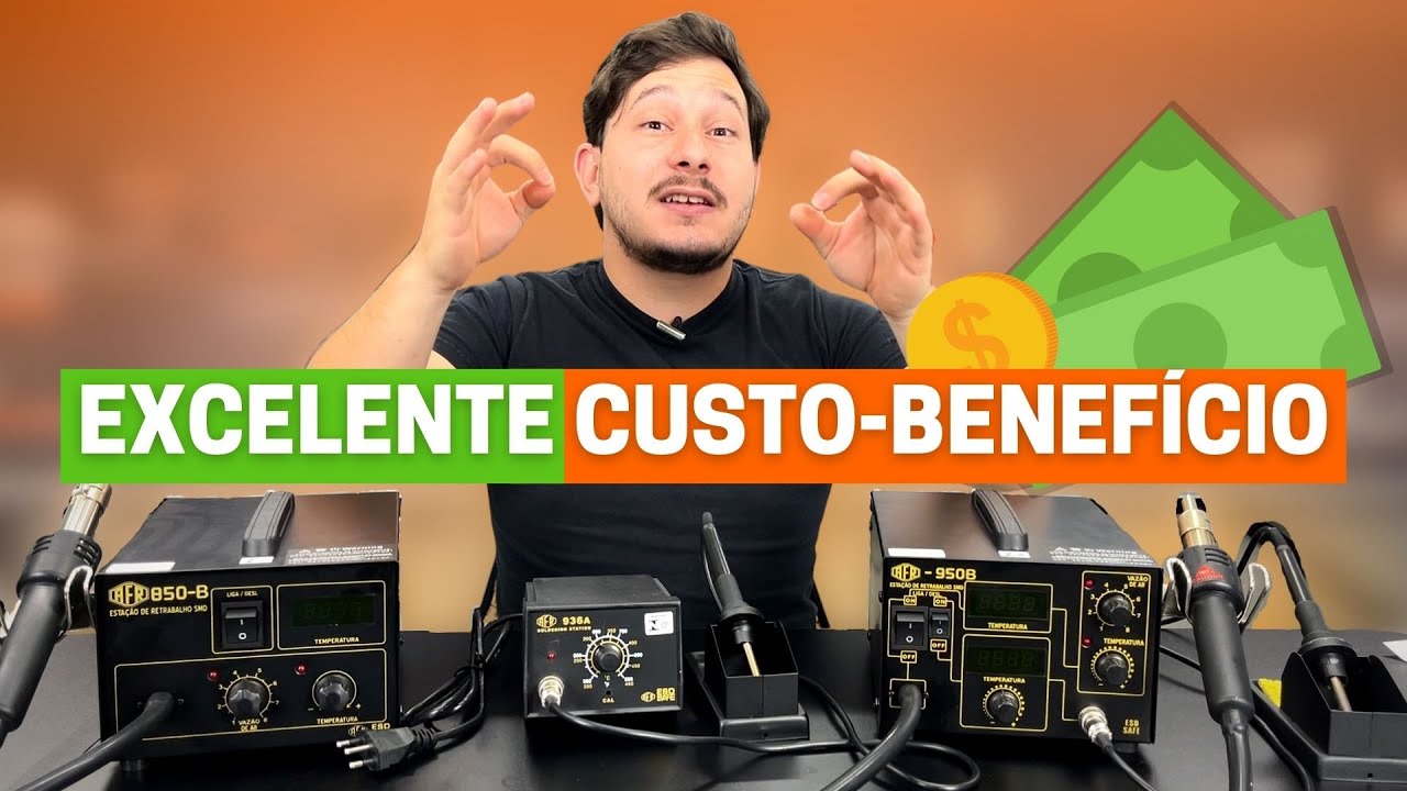Review Estações de Solda e Retrabalho AFR 936A, 850B e 950B!