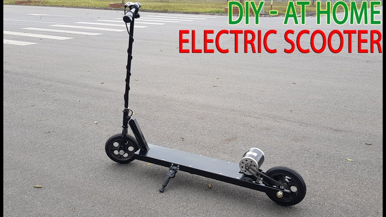 How To Make A Electric Scooter At Home