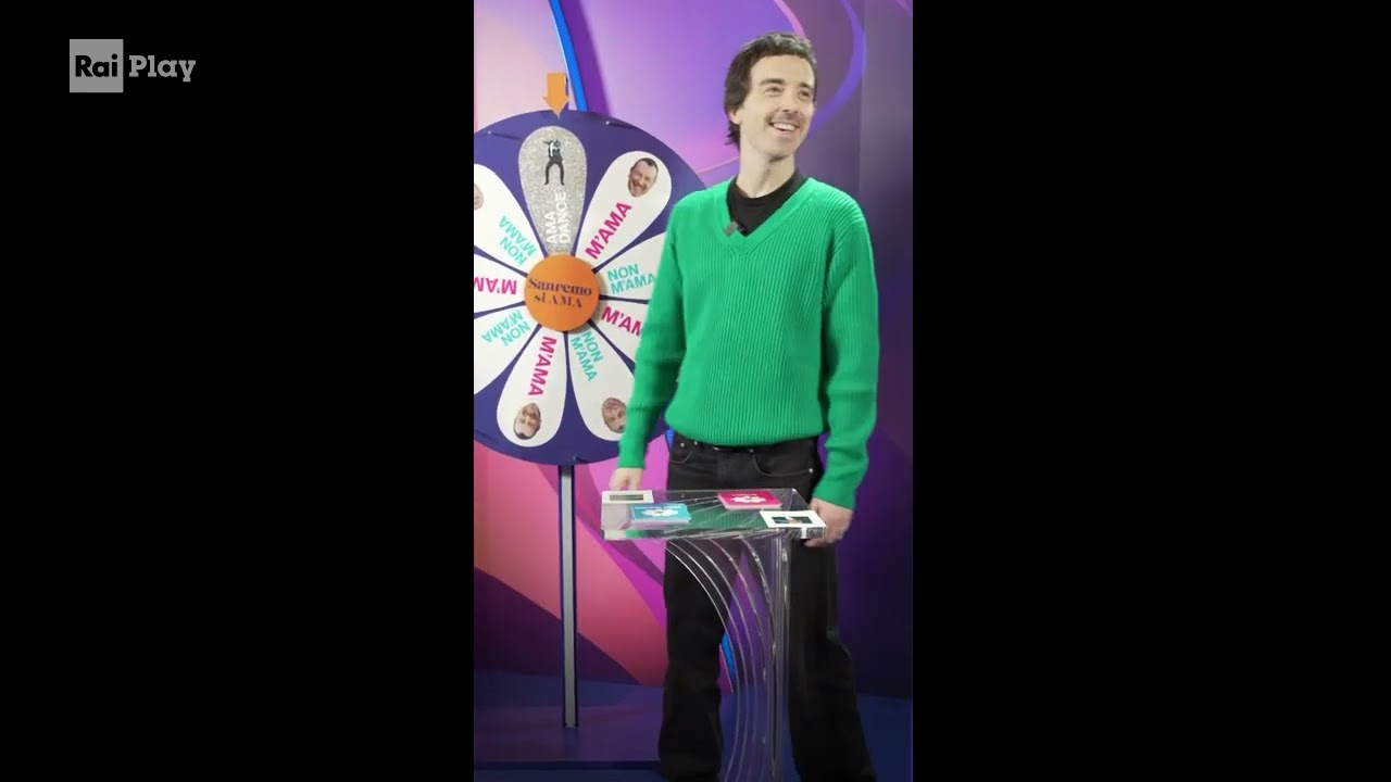 Sanremo 2024 - Diodato gioca al M'AMA non M'AMA