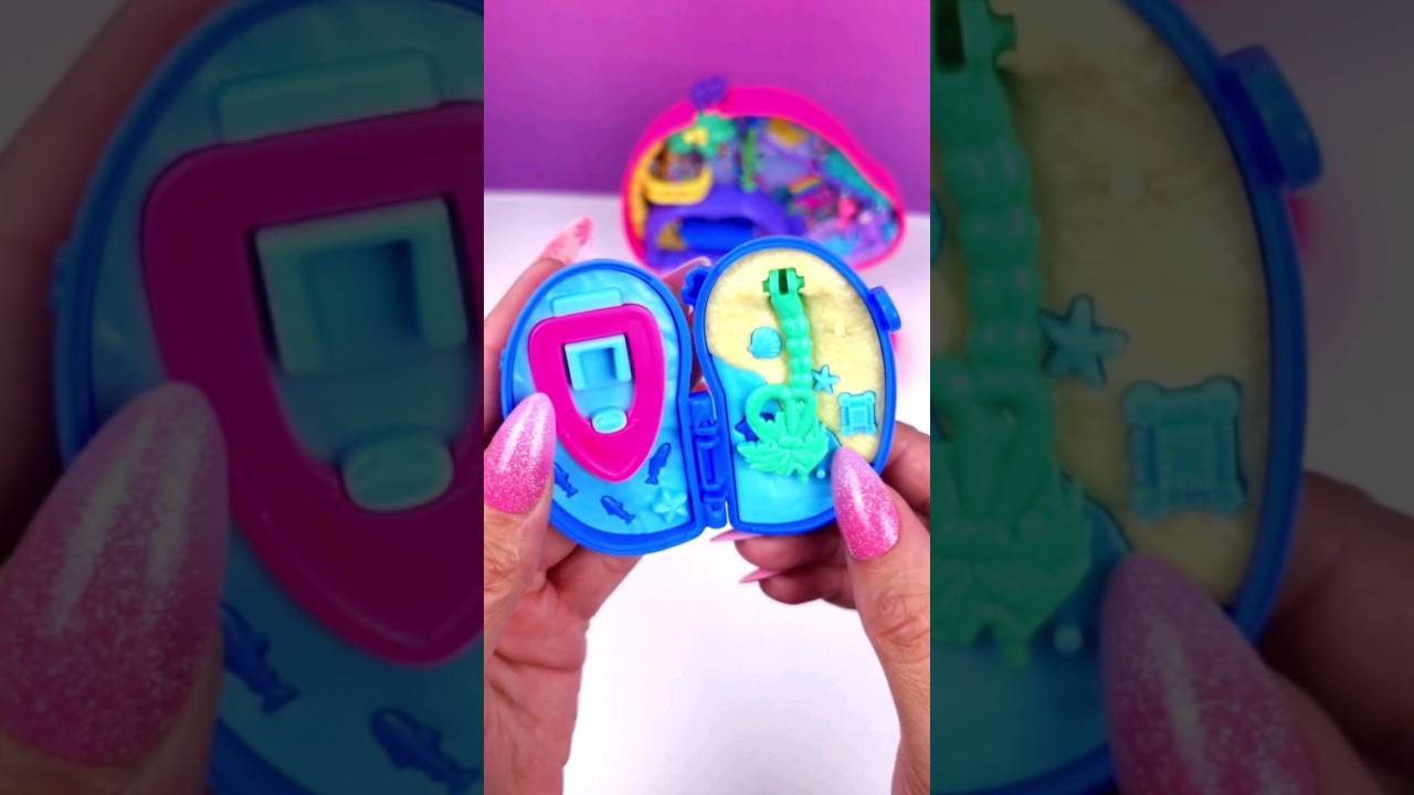 Unboxing Polly Pocket Tiny Worlds! 💜 | Satisfying Video ASMR Toys #unboxing #toys #shorts #asmr
