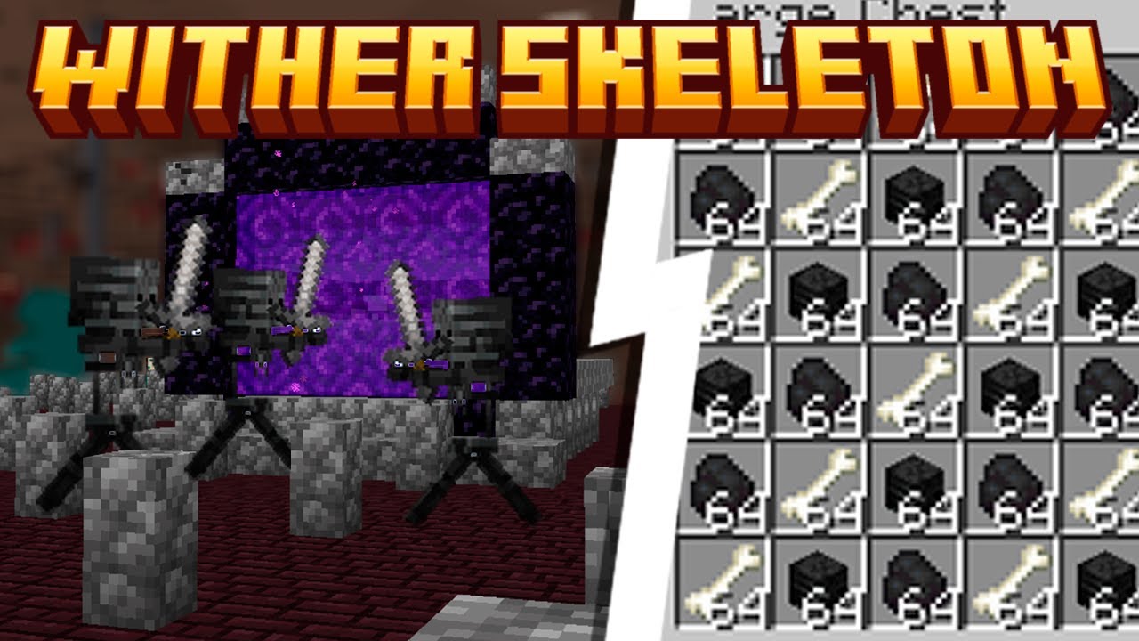 FARM de WITHER SKELETON FÁCIL !! - Minecraft 1.21
