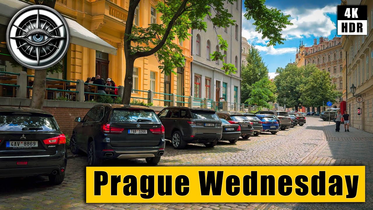 Prague Wednesday Walking Tour of Old Town 🇨🇿 Czech Republic 4k HDR ASMR