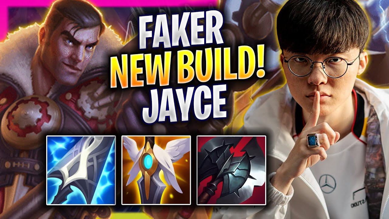 FAKER TRIES NEW JAYCE BUILD IN KOREA SOLOQ! - T1 Faker Plays Jayce MID vs Corki! | Season 2025