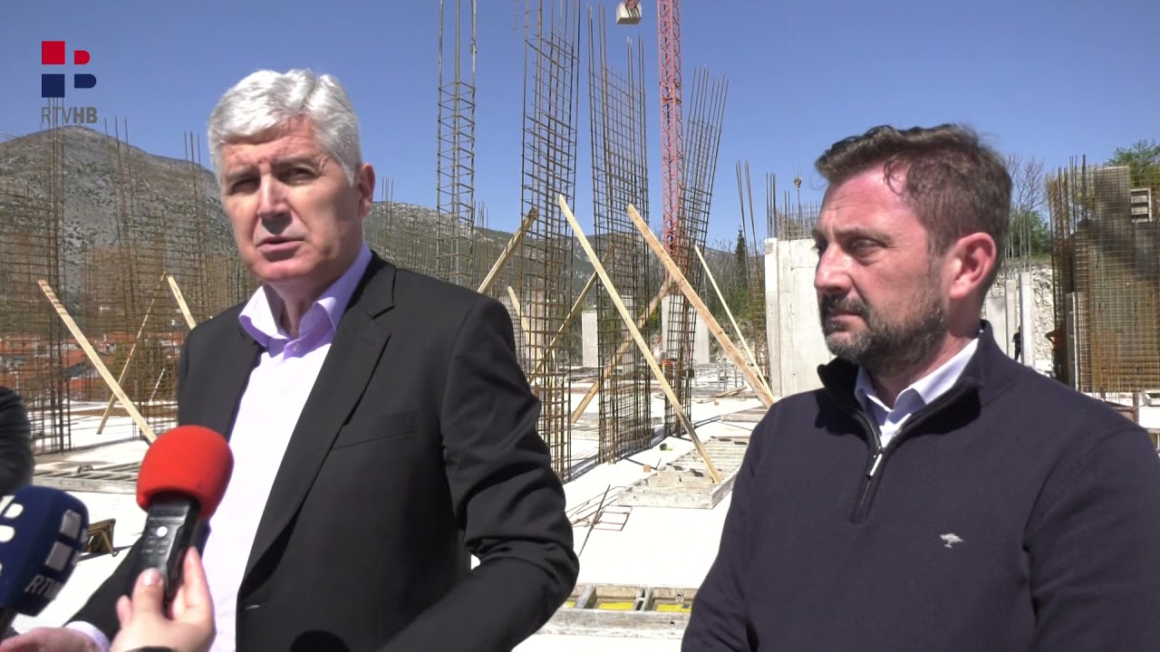 RTV HB | Napreduju radovi na izgradnji zgrade Klinike za dječje bolesti SKB-a Mostar