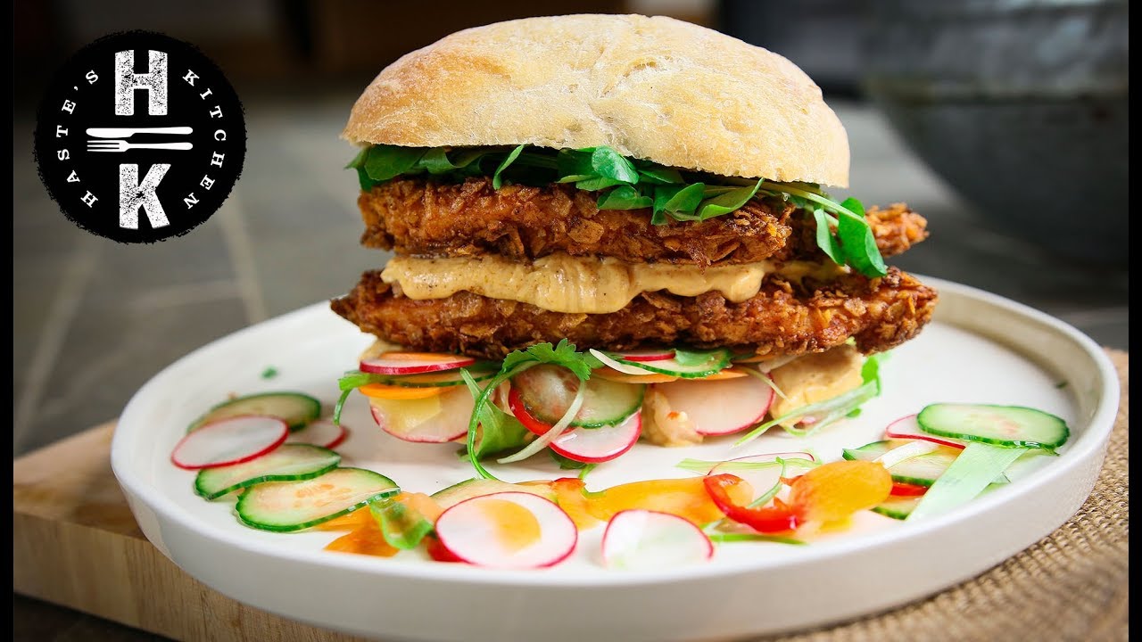 Insane Chicken Katsu Burger