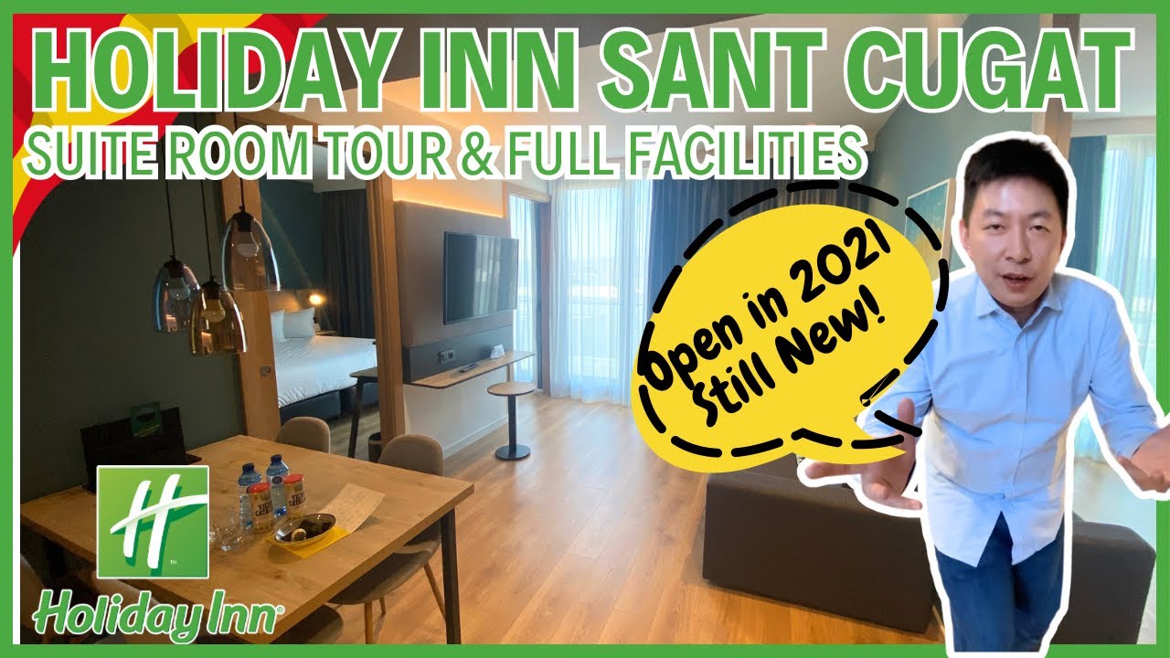 🇪🇸 NEW HOTEL VIBES! Holiday Inn Barcelona Sant Cugat Suite Room Tour & Full Facility Report Spain