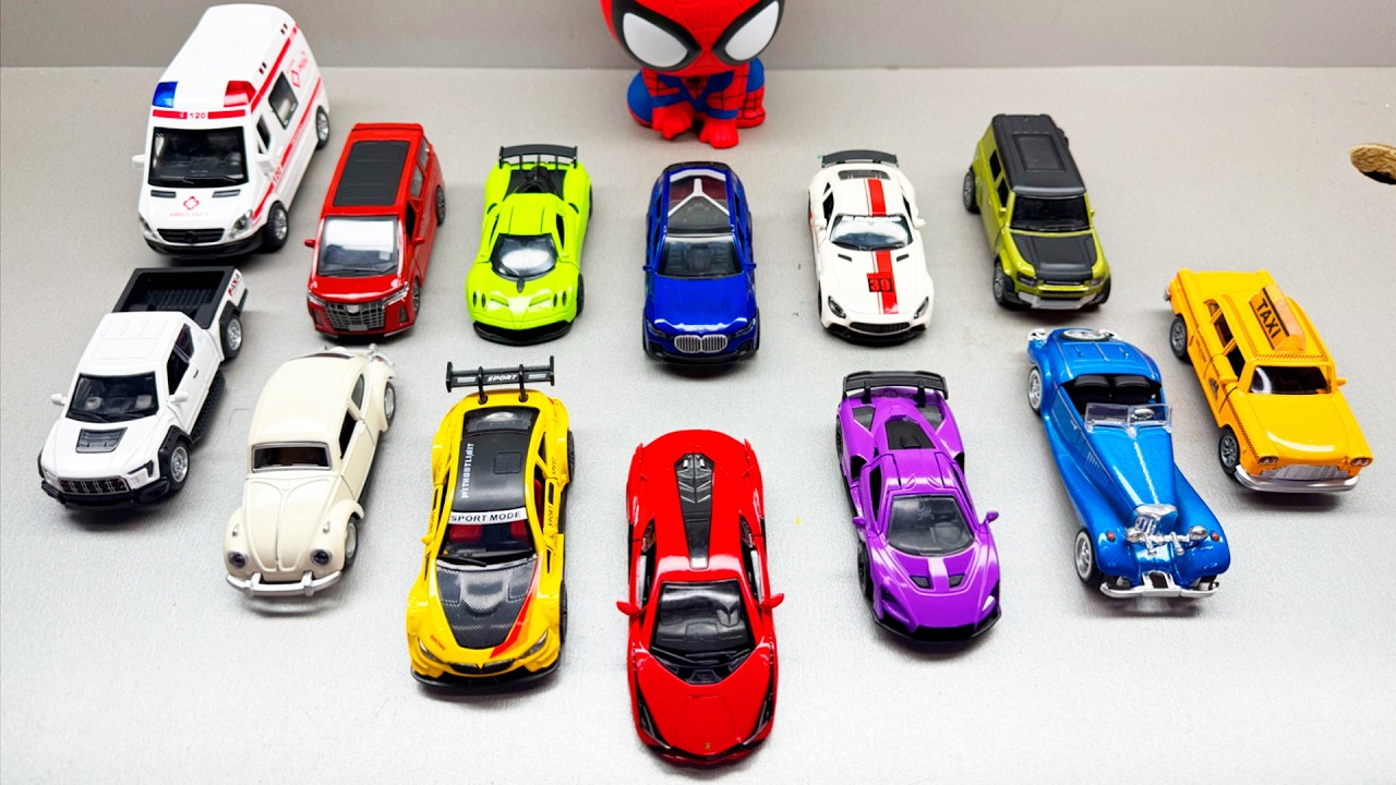 Super Satisfying Toy Car Sounds For Kids | Relaxing Playtime With Mini Cars