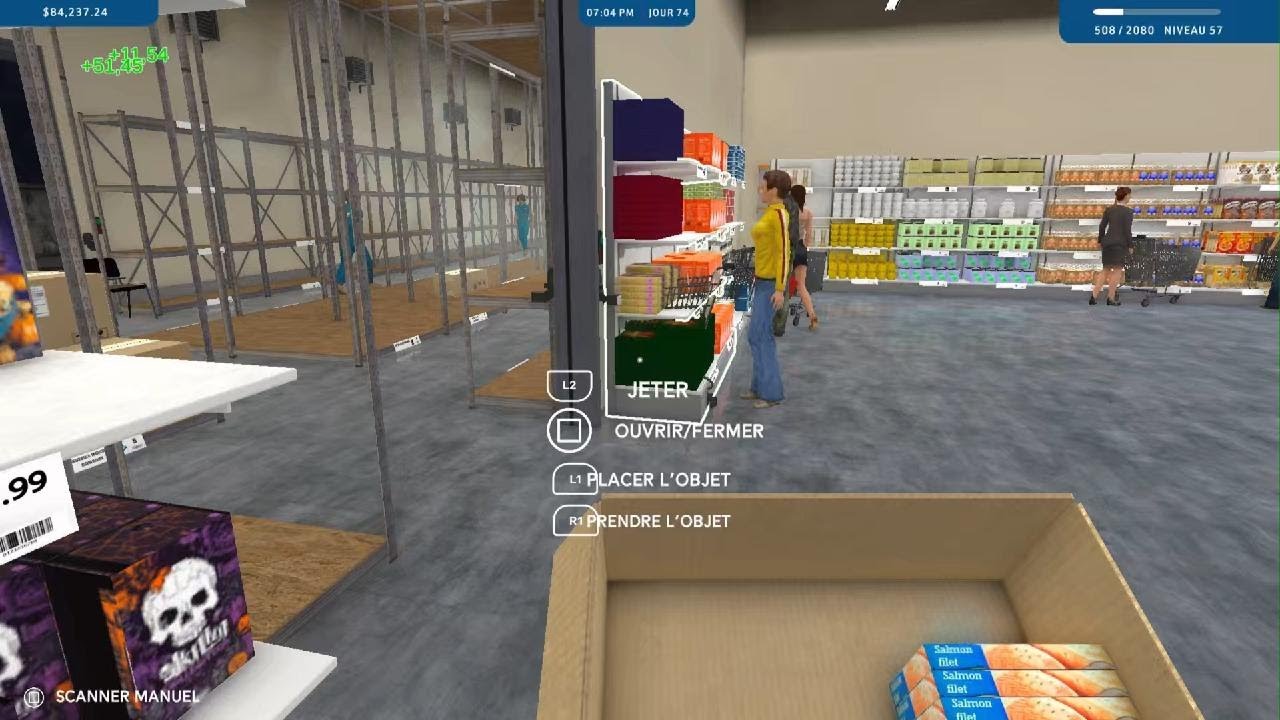 HyperMarket Simulator #20 on remplie les congélos 🍟🍔🍕