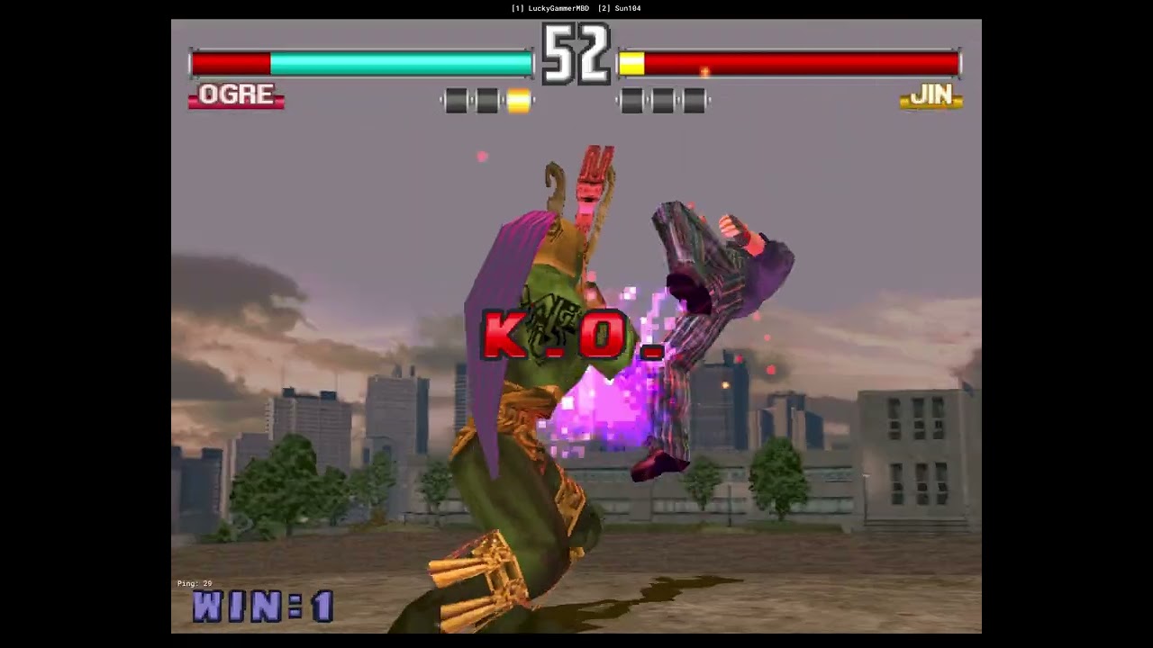 Tekken 3 Online Lucky VS Sunil FT10 Match
