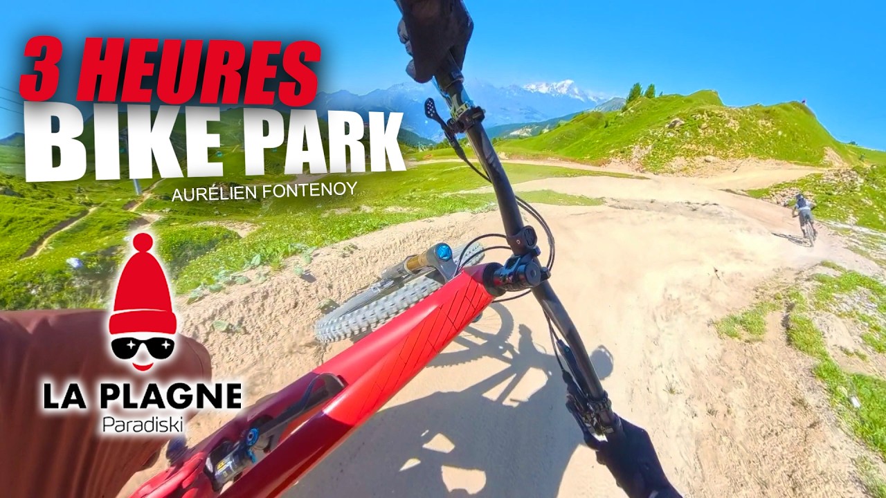 BIKE PARK DE LA PLAGNE !! ( pistes vertes à Noires)