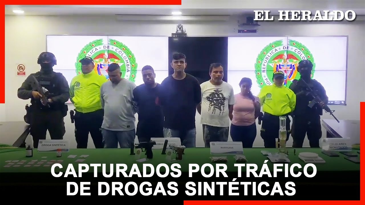 Policía desarticula red de tráfico de drogas sintéticas en Barranquilla y Puerto Colombia