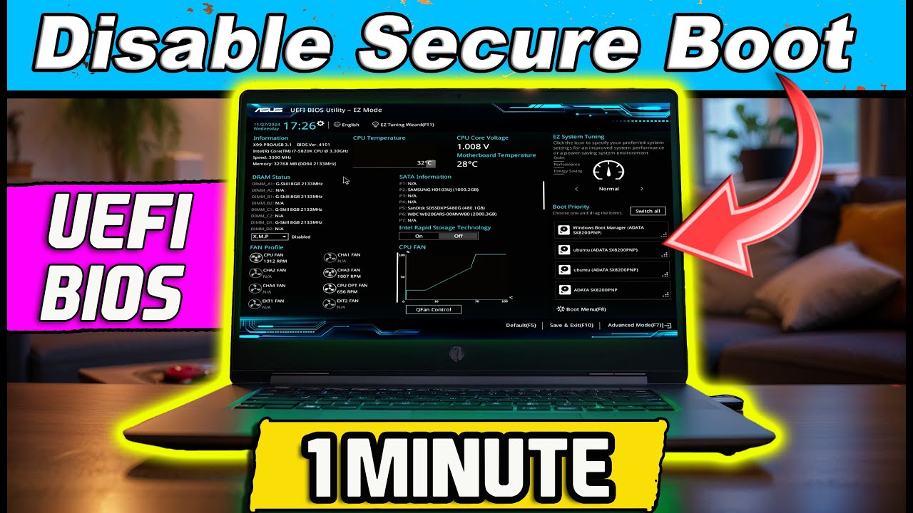How to Disable Secure Boot on ANY Computer | Legacy BIOS & Modern UEFI Guide