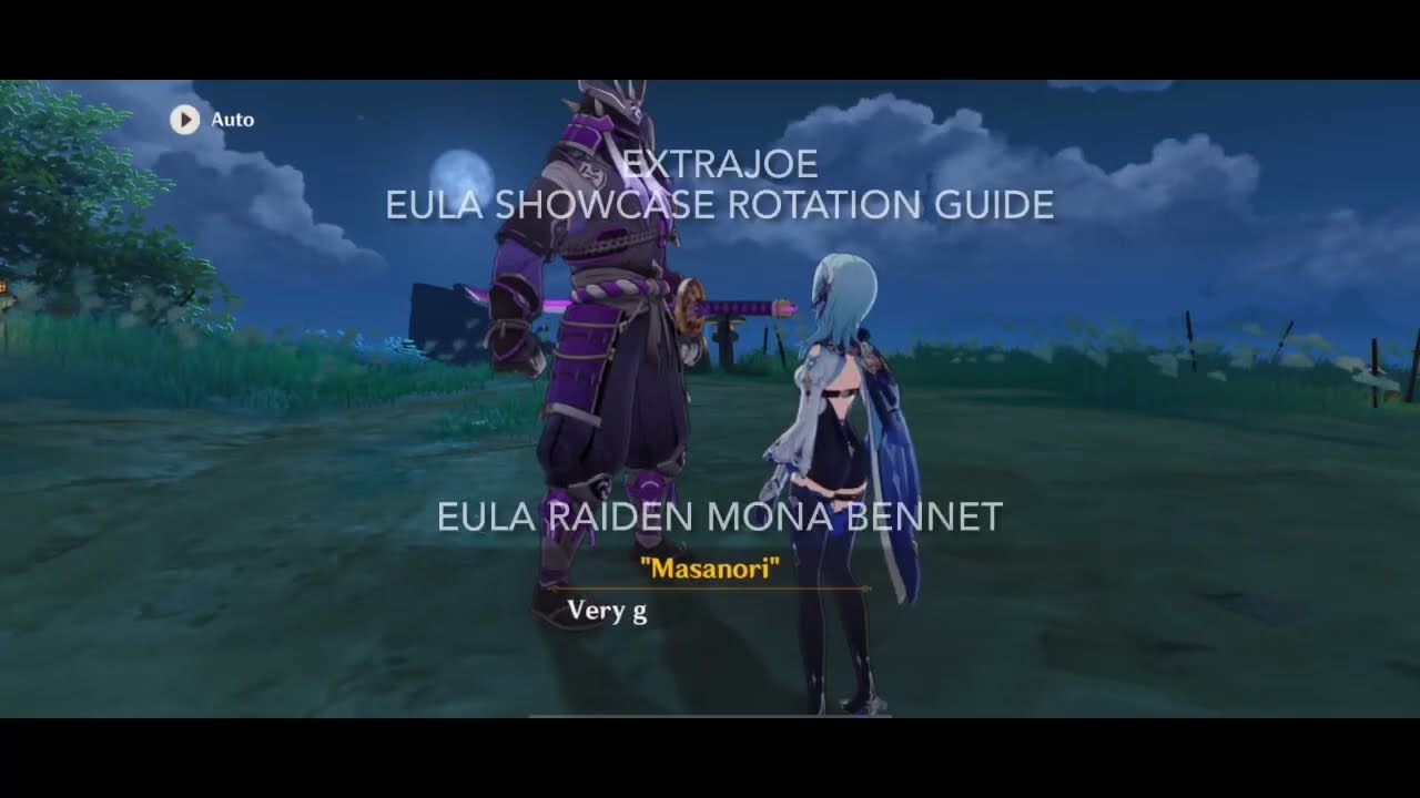 Eula Nuke Showcase Guide (Raiden, Mona, Bennet)
