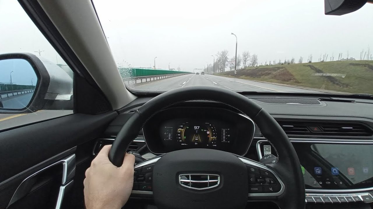 Geely Atlas Pro. Замеряем расход топлива по трассе. Эксперимент на экономичность гибрида :)
