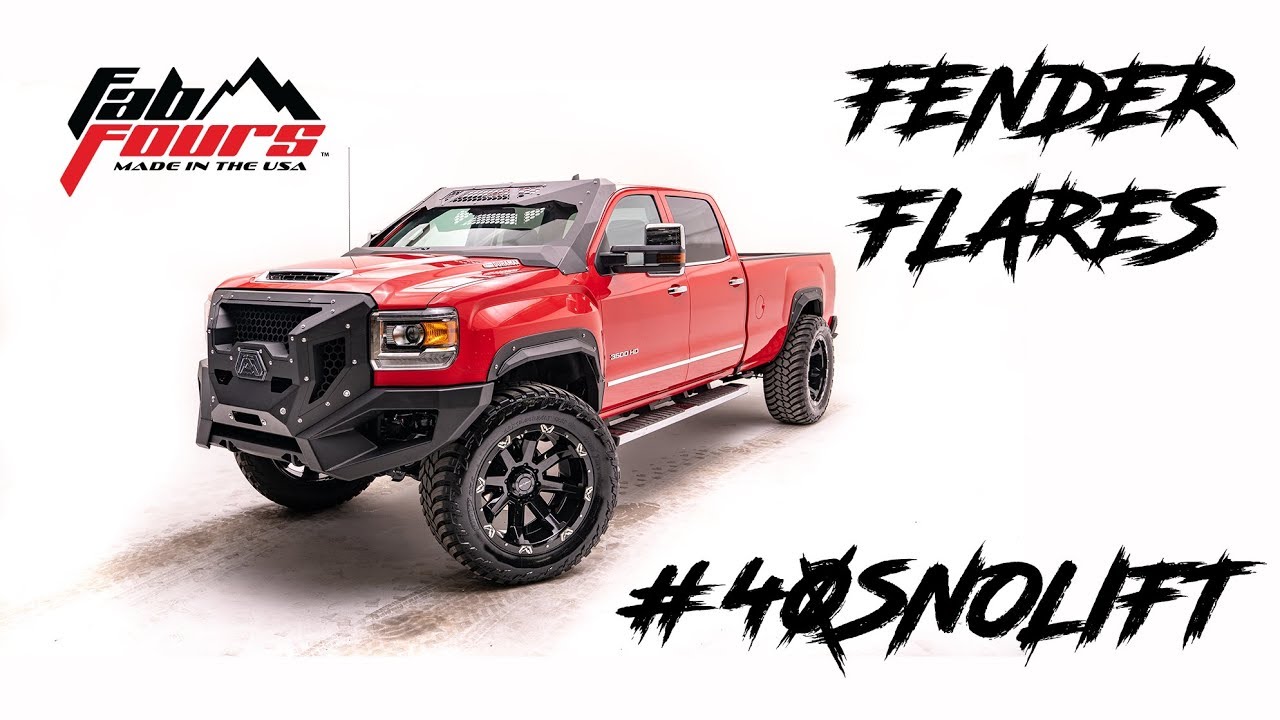 2016-2019 GMC HD OPEN FENDER INSTALLATION GUIDE: FENDER FLARE #40sNOLIFT